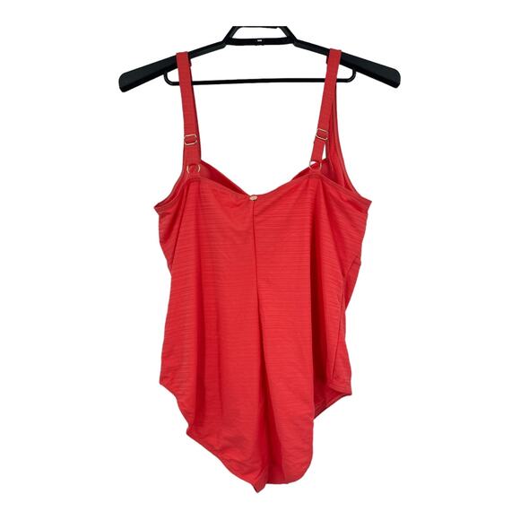 Artesands bathing suit Aria Botticelli one piece swim coral size 20 - Picture 5 of 9